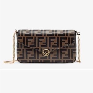 FENDI Wallet On Chain With Pouches